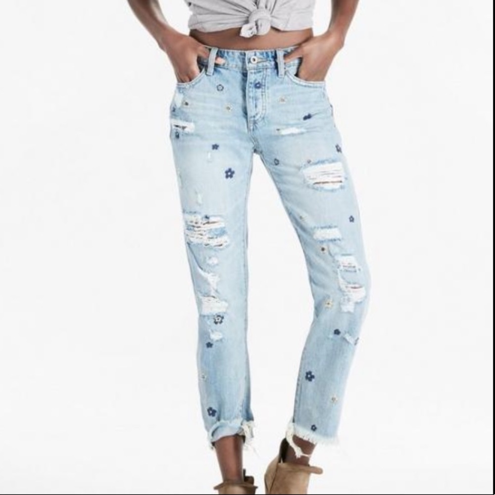 Lucky Brand Sienna Slim Boyfriend Jeans